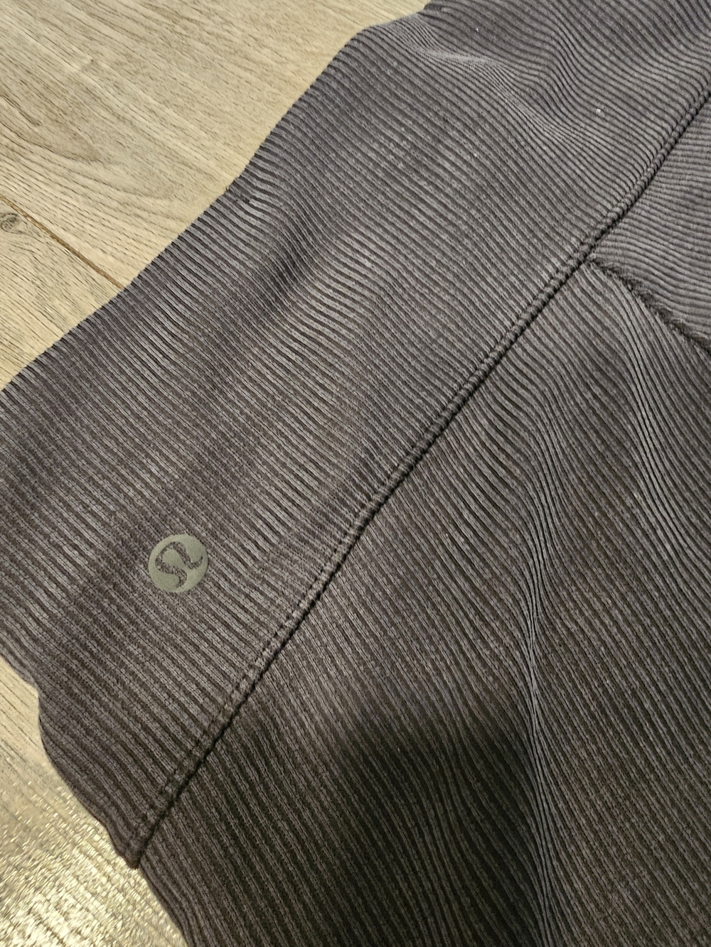 Lululemon Black Women's Ribbed Adjustable Leggings